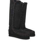 Stivali Eskimo 40 rhinestones logo<BR/> MUFW101052A BKBK MOU 