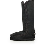 Stivali Eskimo 40 rhinestones logo<BR/> MUFW101052A BKBK MOU 