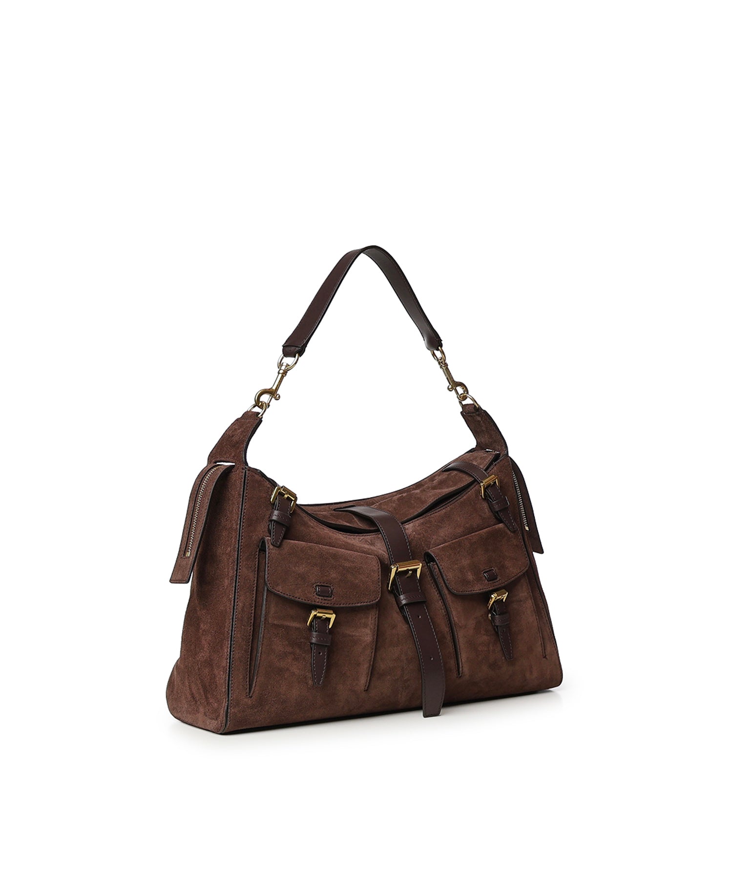 Borsa a spalla Roxanne in suede HH0146 047F614 MULBERRY 