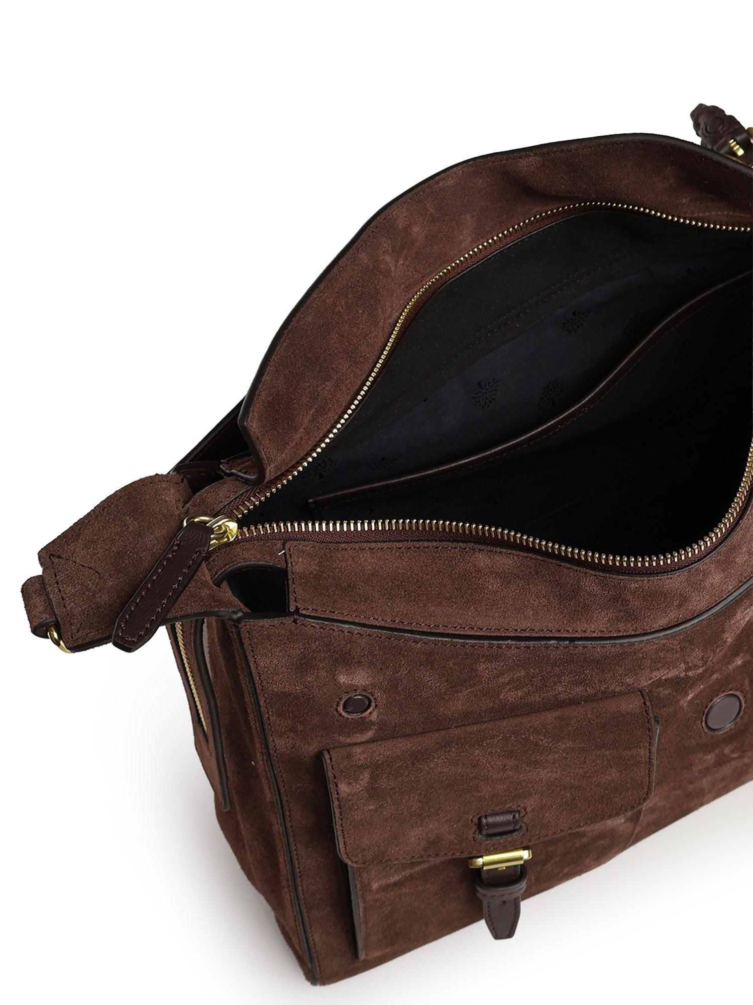 Borsa a spalla Roxanne in suede HH0146 047F614 MULBERRY 