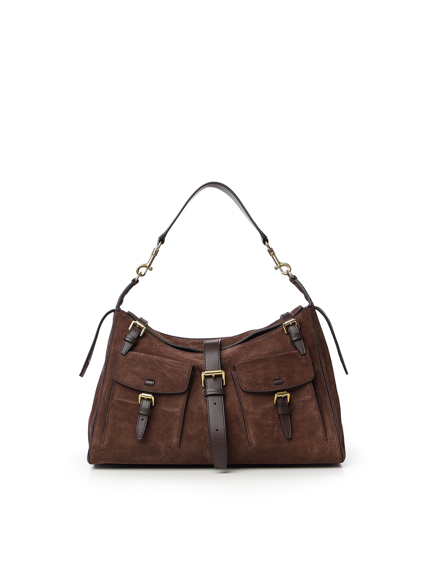 Borsa a spalla Roxanne in suede HH0146 047F614 MULBERRY 
