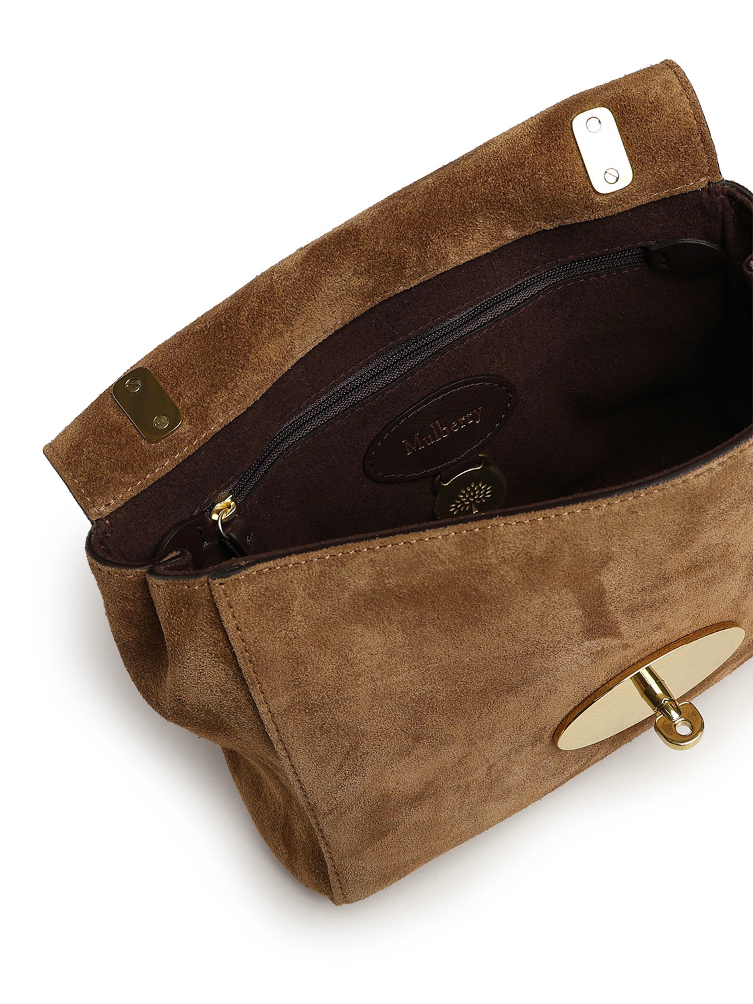 Borsa a tracolla Lily in suede HH9878 047P705 MULBERRY 