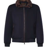 Bomber Asheville in misto lana ASHEVILLE DRK BLU ONTHEBUND 