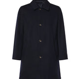 Trench Losanna in misto lana LOSANNA DRK BLU ONTHEBUND 