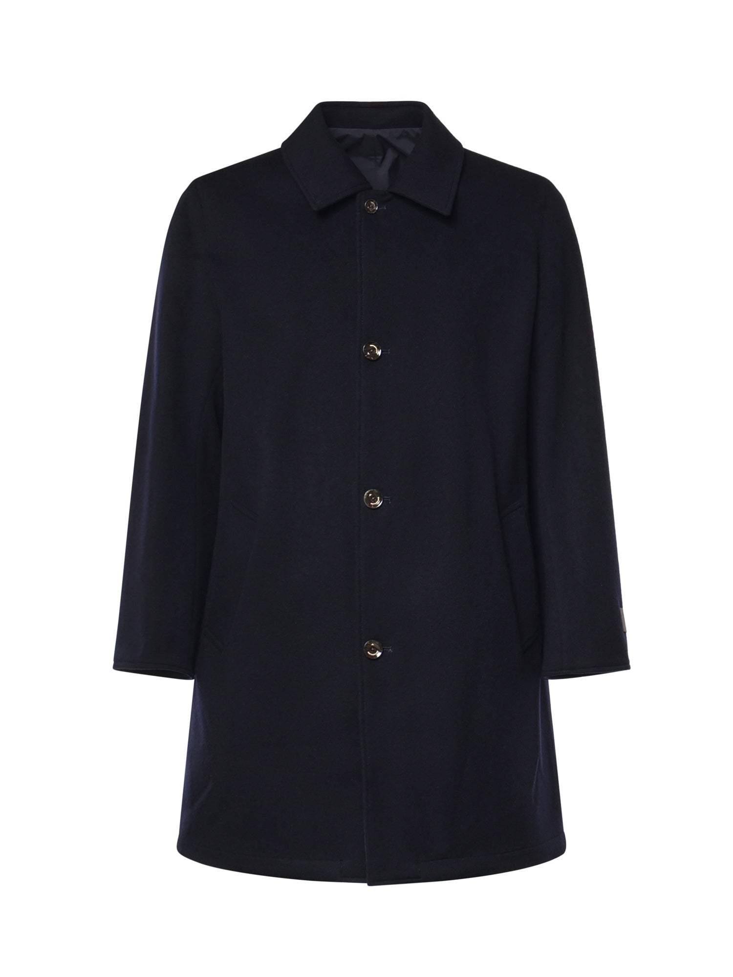 Trench Losanna in misto lana LOSANNA DRK BLU ONTHEBUND 