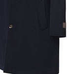 Trench Losanna in misto lana LOSANNA DRK BLU ONTHEBUND 
