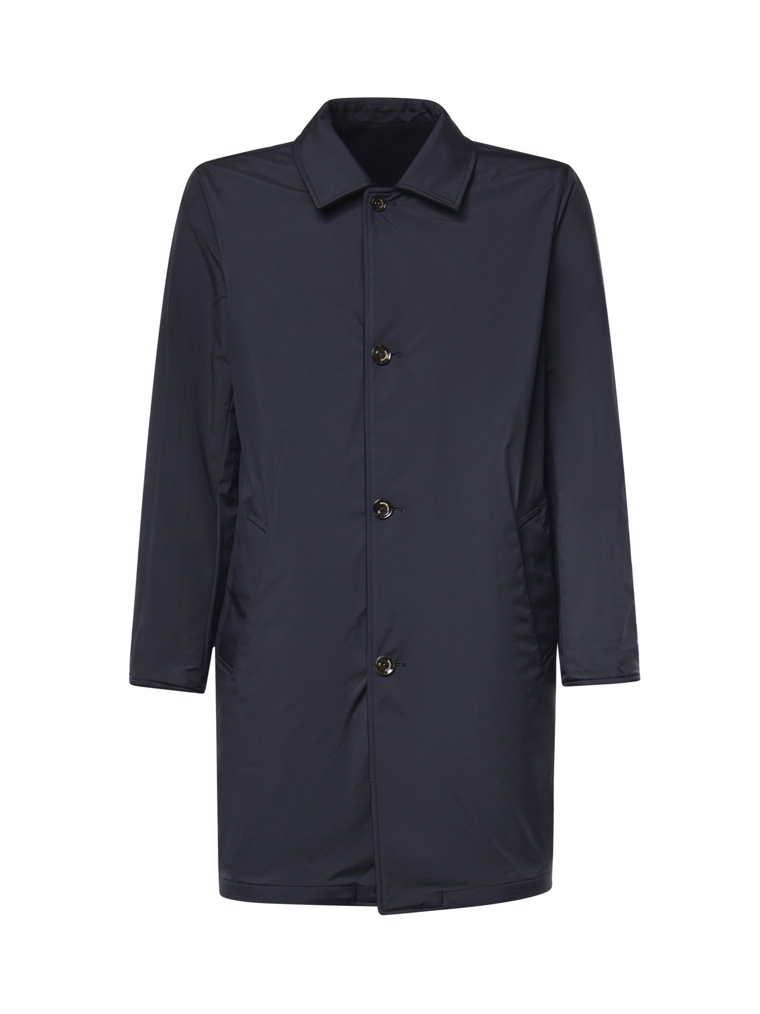 Trench Losanna in misto lana LOSANNA DRK BLU ONTHEBUND 