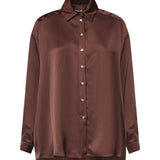 Camicia Mia in viscosa DC5014-3 CACAO OTTOD'AME 