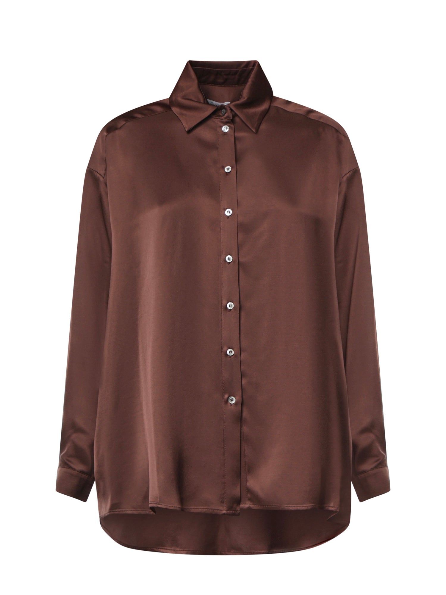 Camicia Mia in viscosa DC5014-3 CACAO OTTOD'AME 