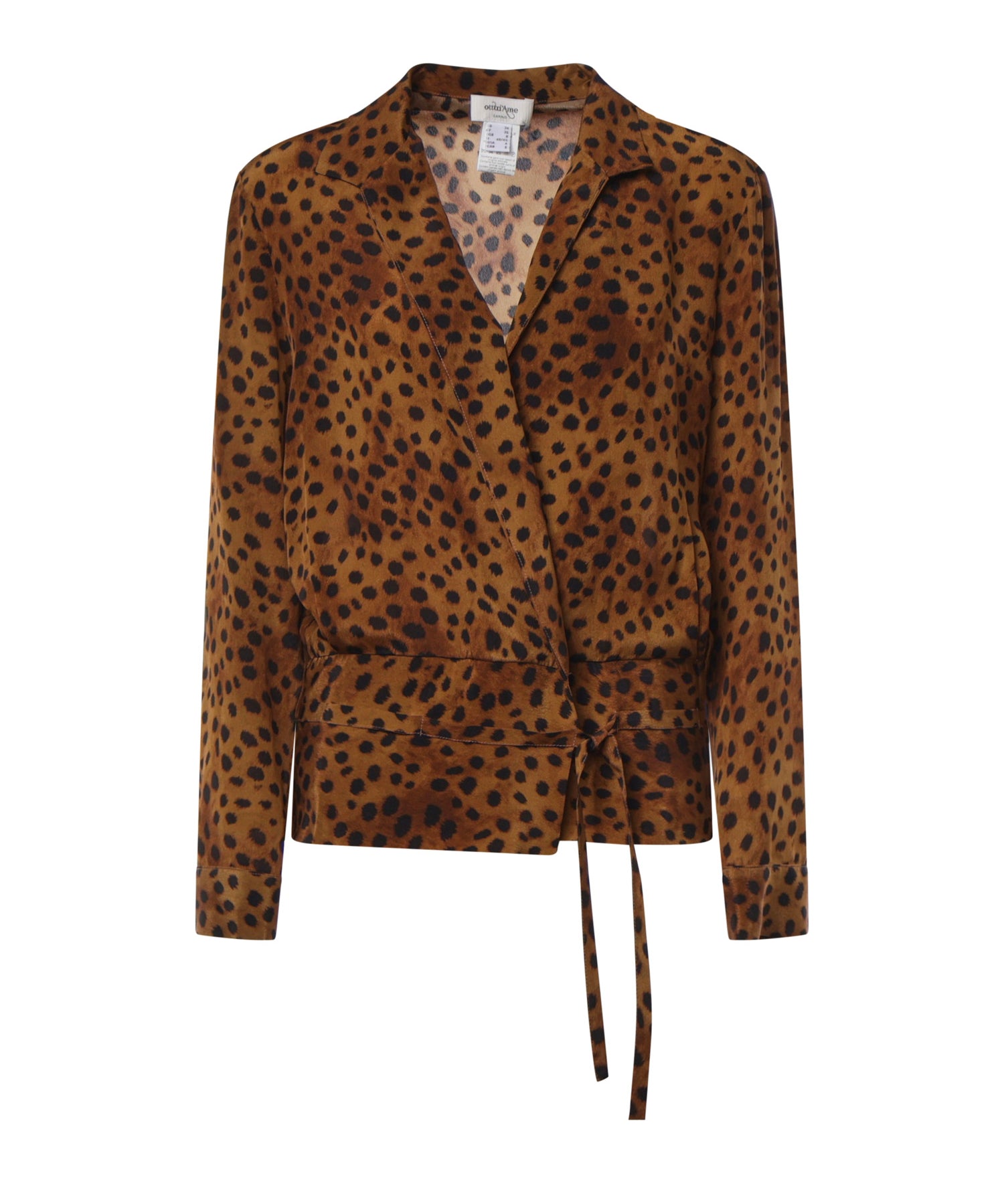 Blusa con stampa animalier DC5307 VAR.UNICA OTTOD'AME 