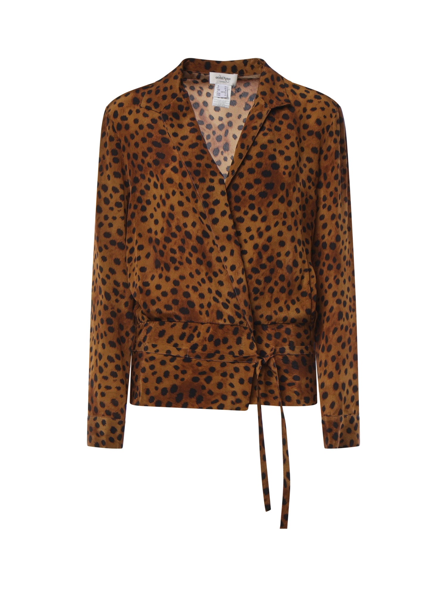 Blusa con stampa animalier DC5307 VAR.UNICA OTTOD'AME 