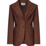 Blazer in misto lana DG6244 CACAO OTTOD'AME 