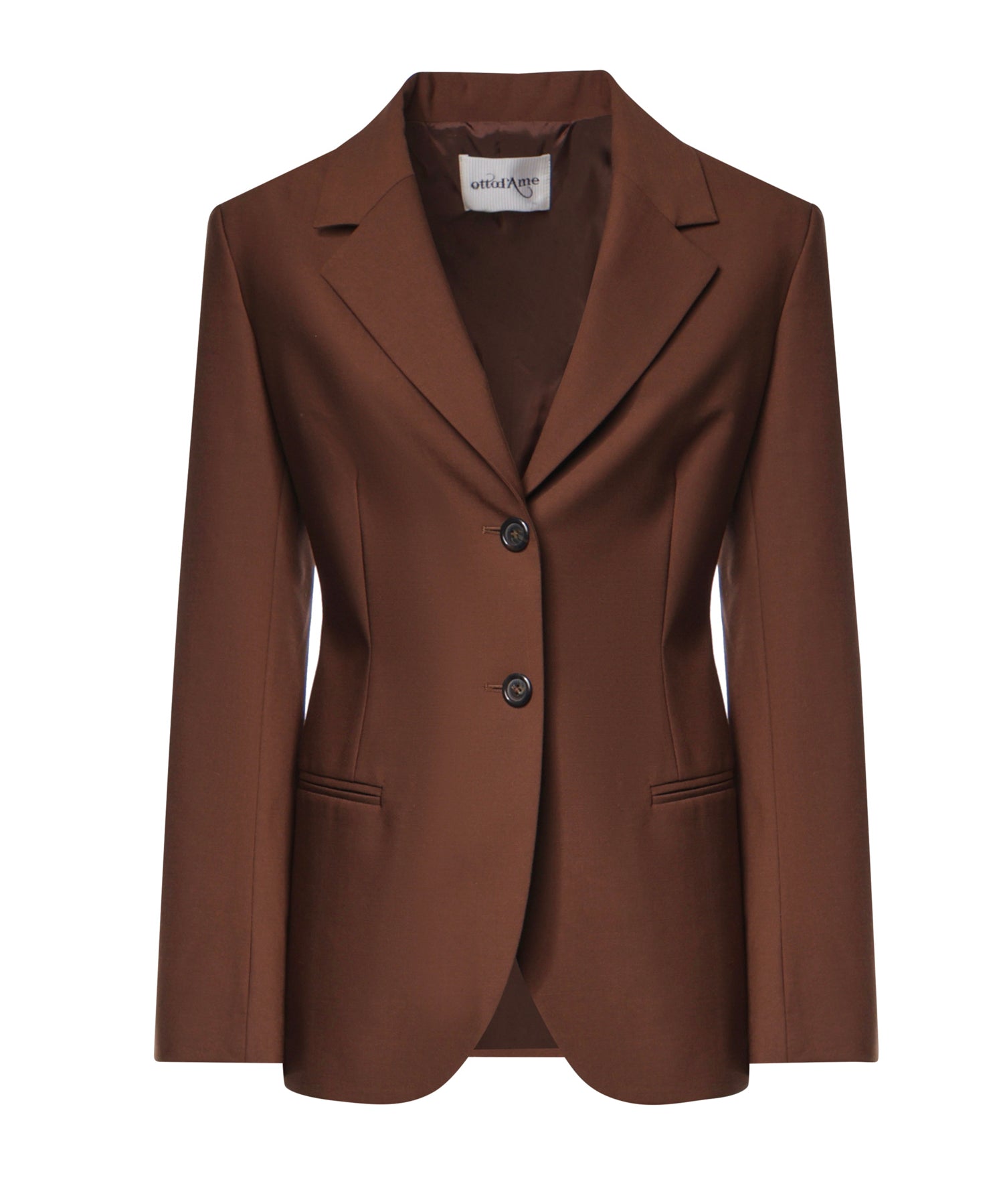 Blazer in misto lana DG6244 CACAO OTTOD'AME 