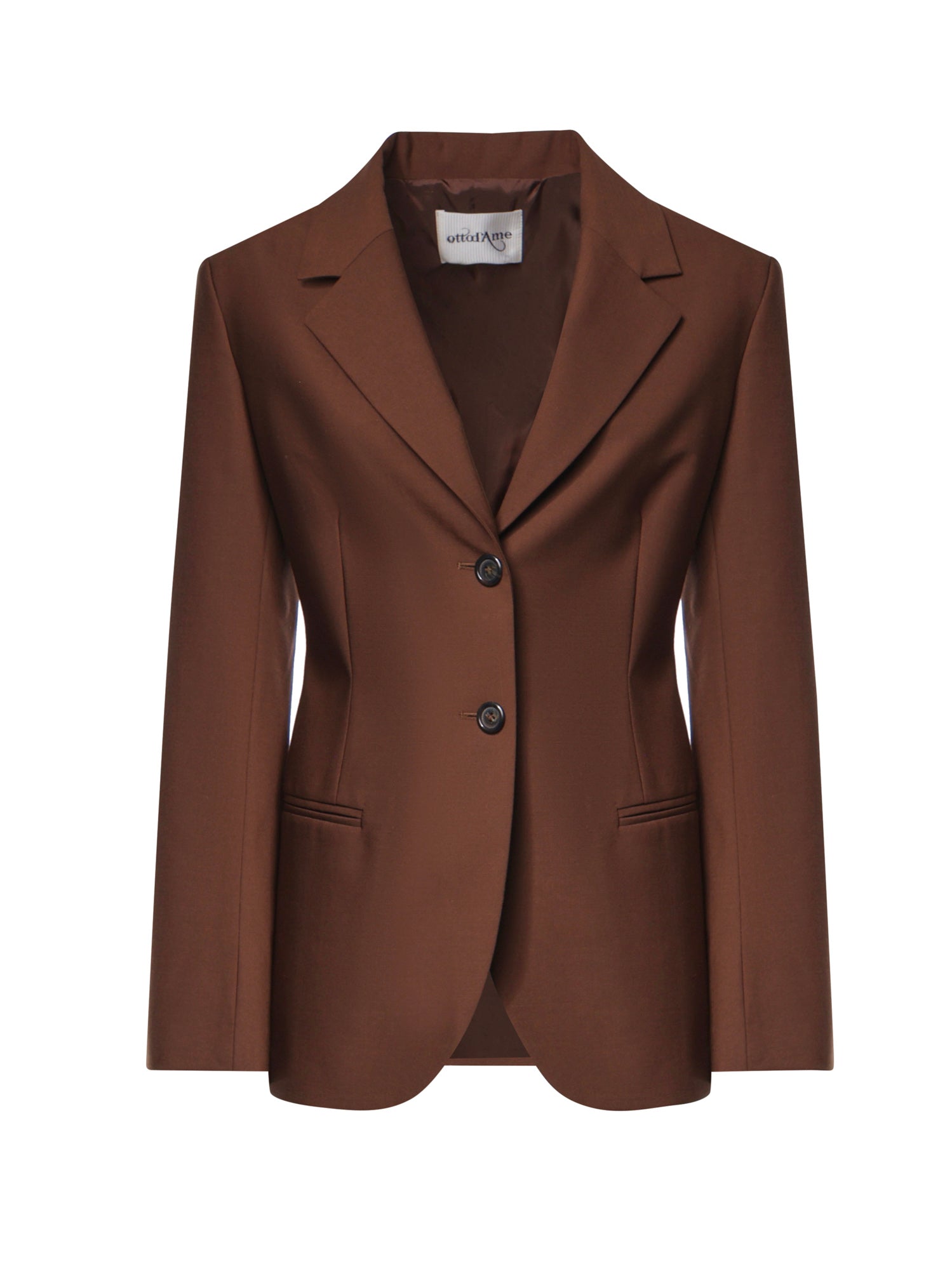 Blazer in misto lana DG6244 CACAO OTTOD'AME 