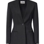 Blazer in misto lana DG6247 NERO OTTOD'AME 