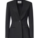 Blazer in misto lana DG6247 NERO OTTOD'AME 