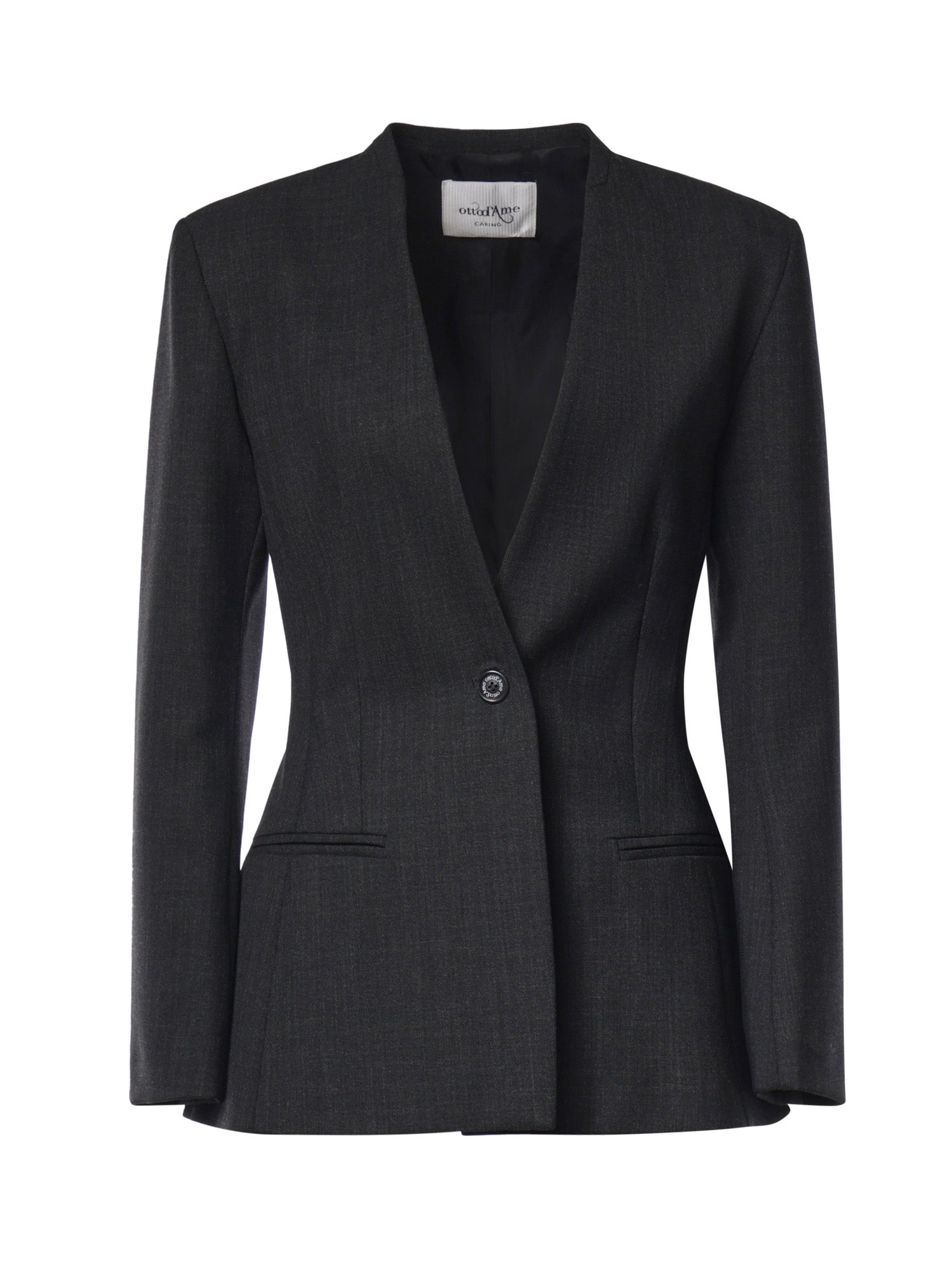 Blazer in misto lana DG6247 NERO OTTOD'AME 