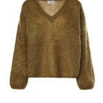 Pullover in misto lana DK9349 OLIVA OTTOD'AME 