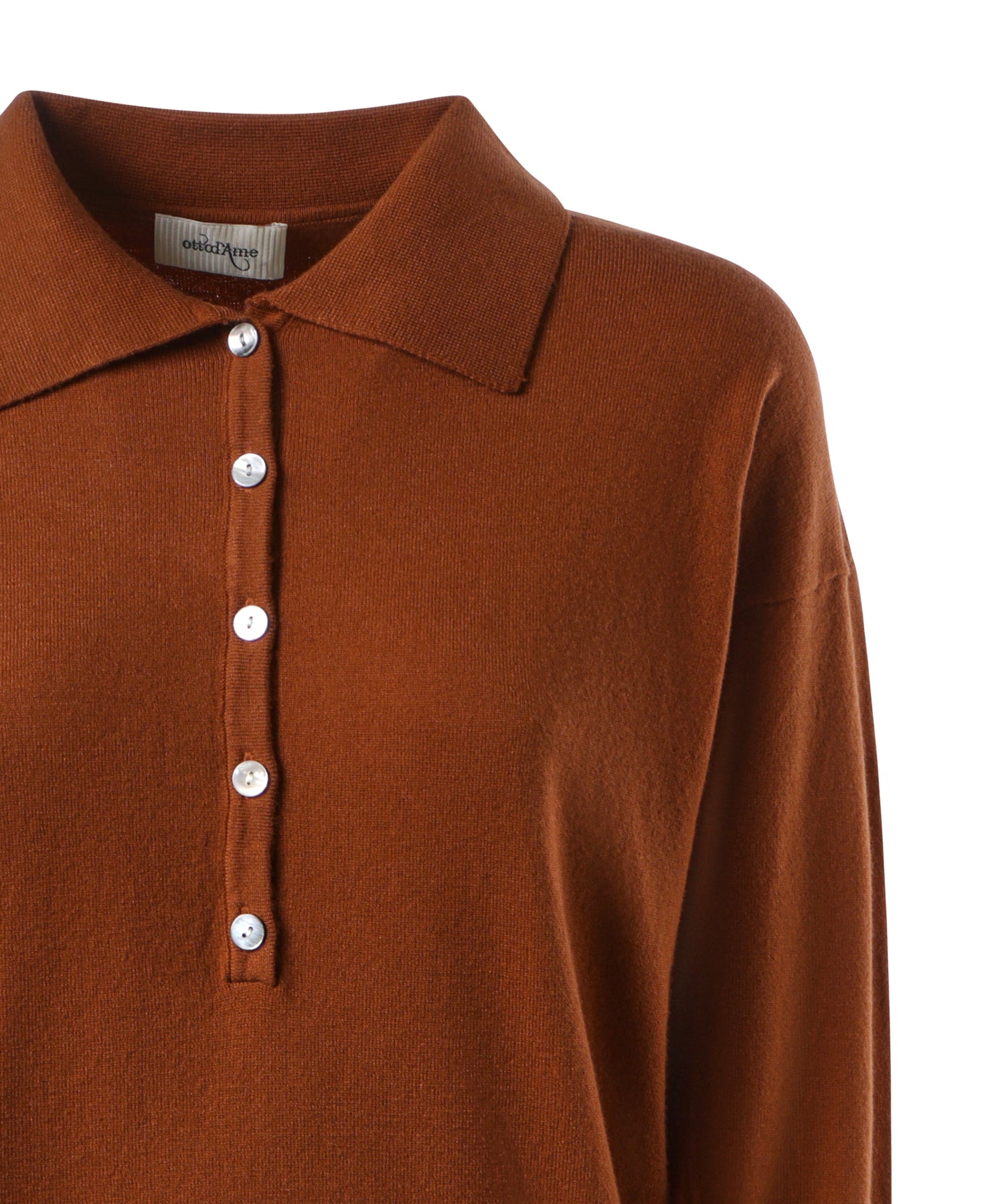 Polo in misto viscosa DK9358 CUOIO OTTOD'AME 
