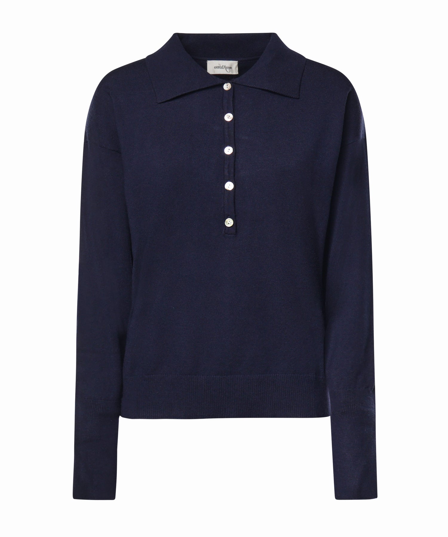 Polo in misto viscosa DK9358 NIGHT OTTOD'AME 