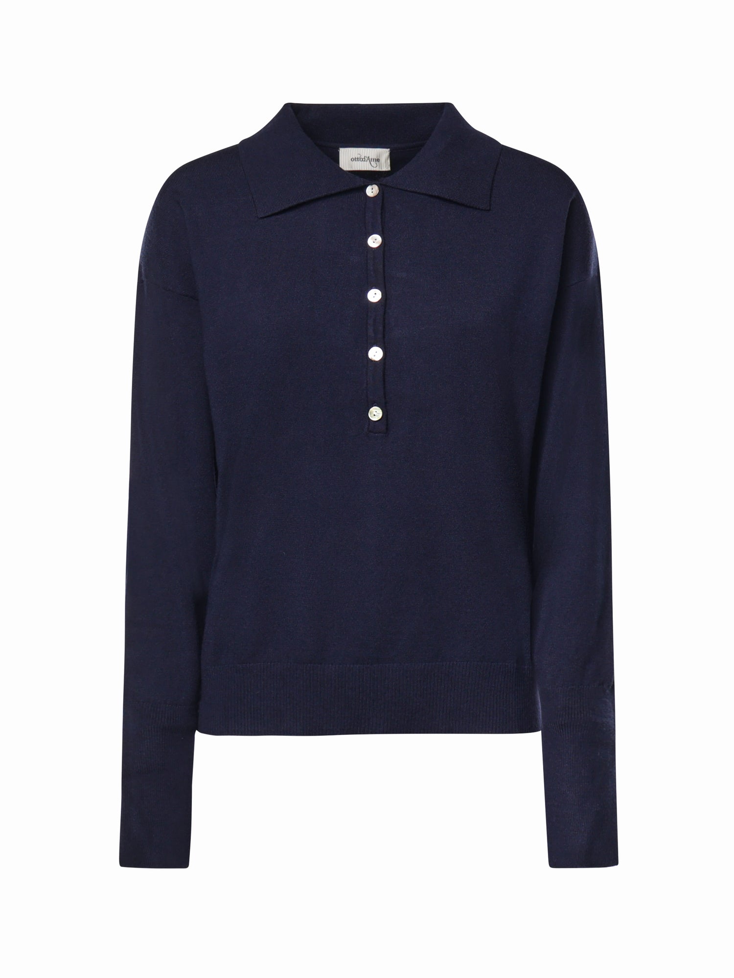 Polo in misto viscosa DK9358 NIGHT OTTOD'AME 