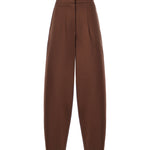Pantaloni in misto lana DP0112 CACAO OTTOD'AME 