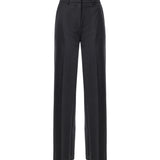 Pantaloni in misto lana<BR/> DP0114 NERO OTTOD'AME 