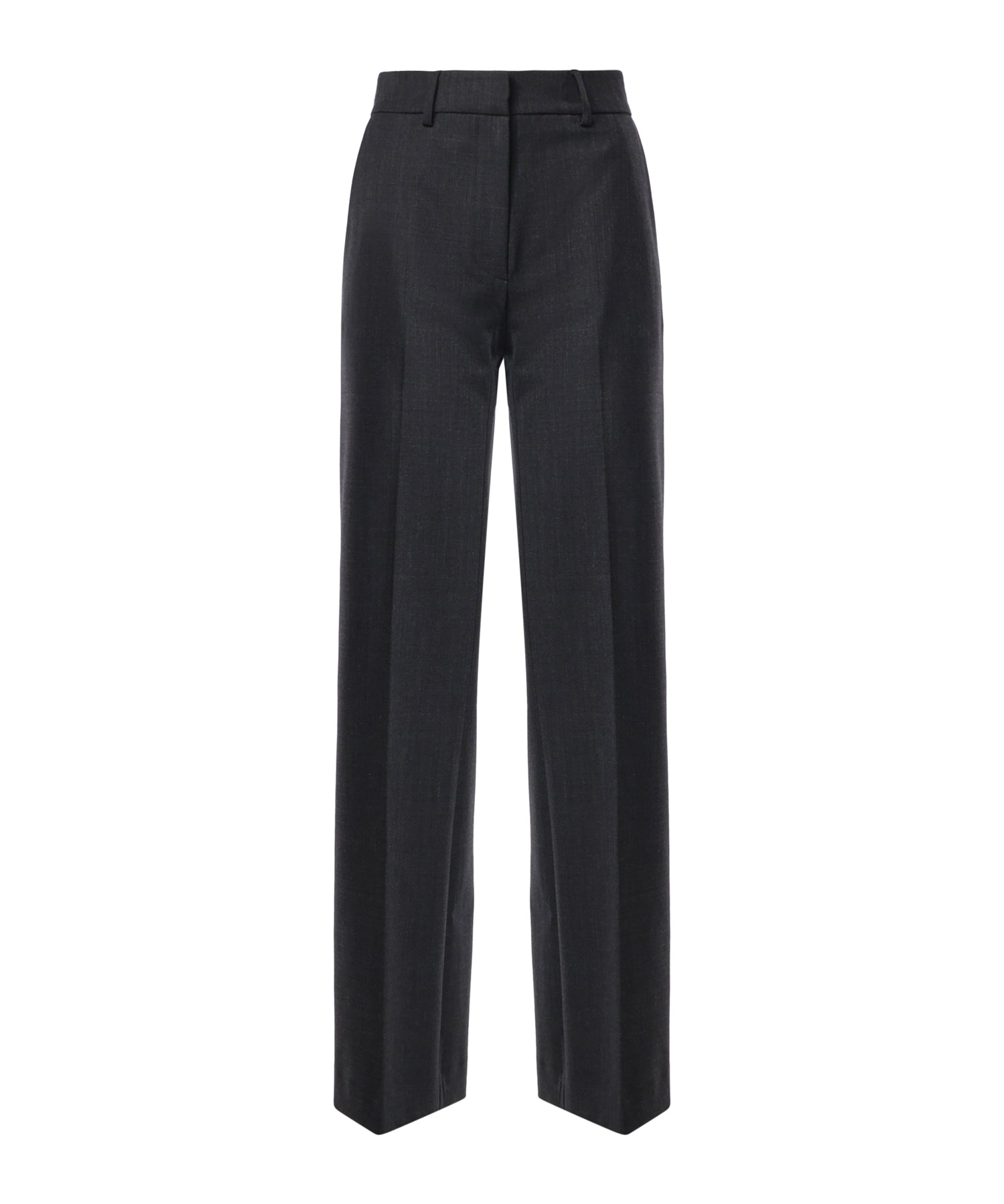 Pantaloni in misto lana<BR/> DP0114 NERO OTTOD'AME 