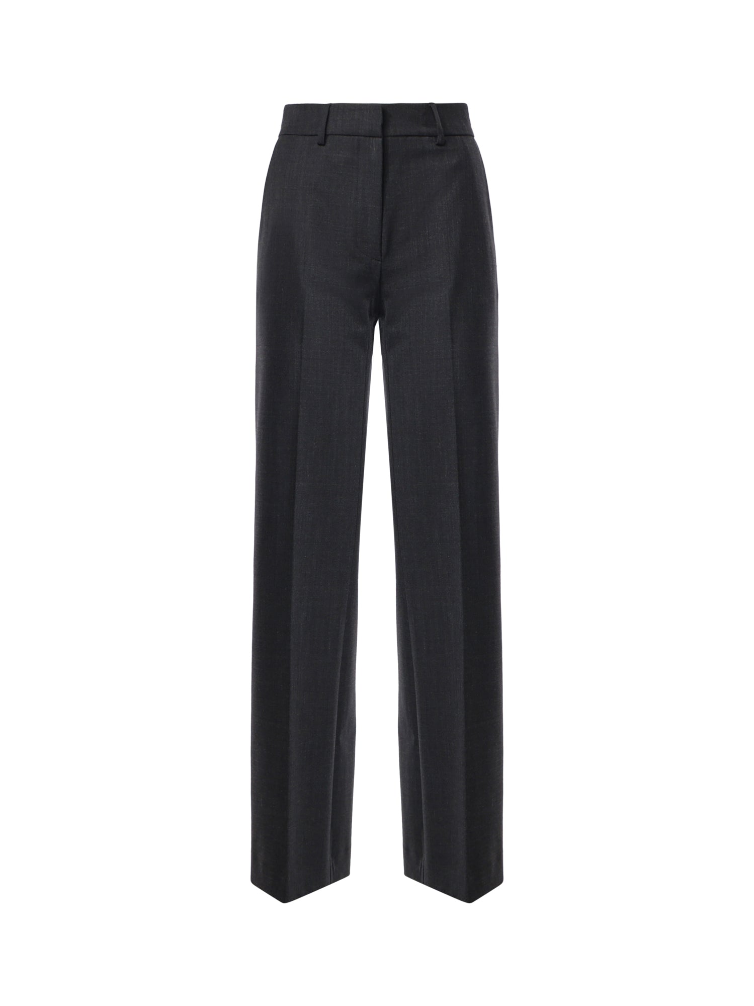 Pantaloni in misto lana<BR/> DP0114 NERO OTTOD'AME 