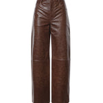 Pantaloni palazzo in pelle DP0123 VAR.UNICA OTTOD'AME 