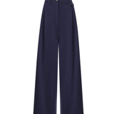 Pantaloni in cotone DP0132 NIGHT OTTOD'AME 