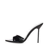 Mules Lidia in vernice PX836 XVN01BLACK PARIS TEXAS 