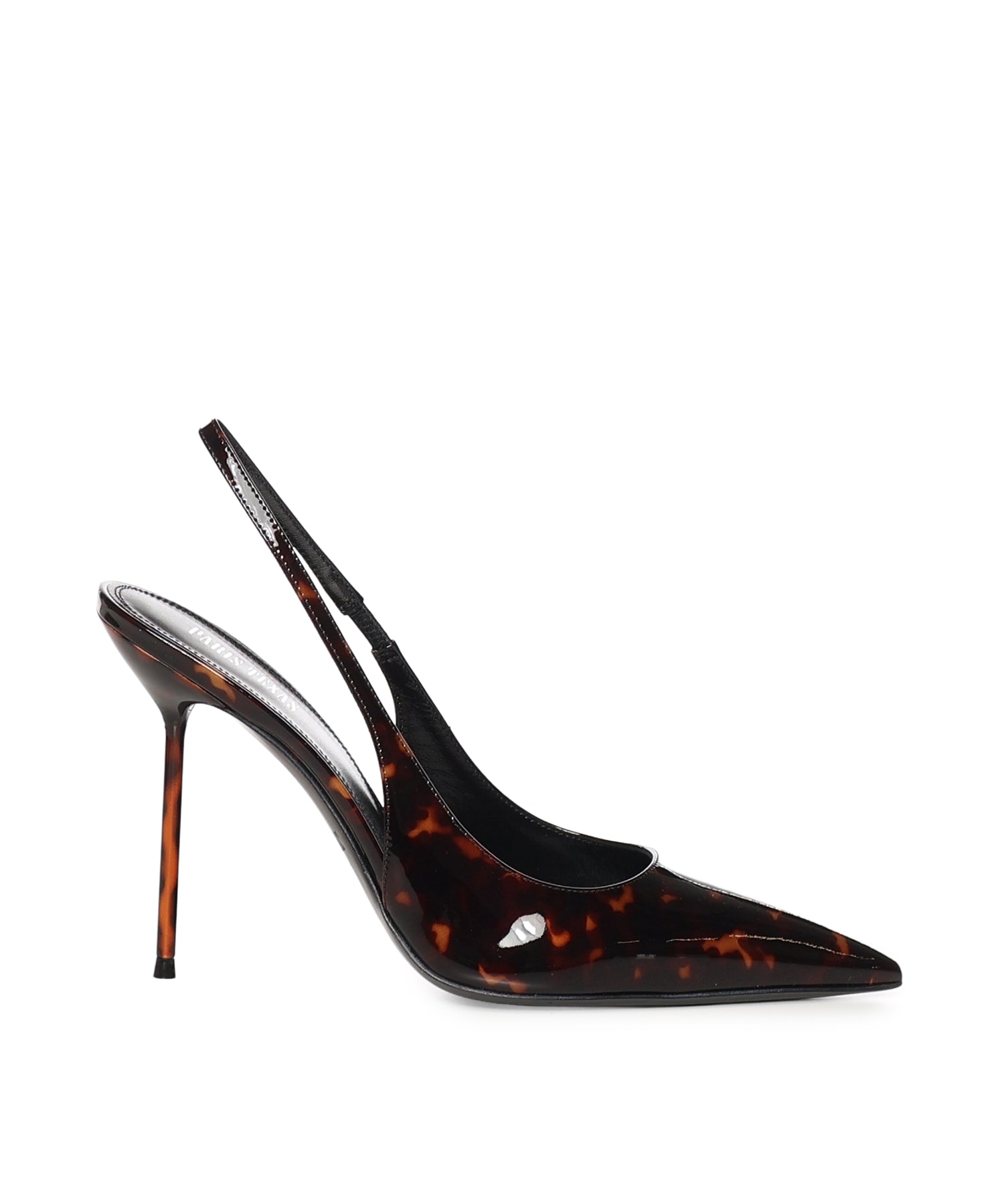 Slingback in vernice tartarugata PX913 XPTVNTORTOISE PARIS TEXAS 