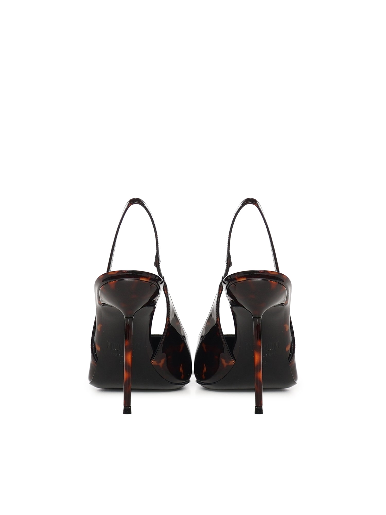 Slingback in vernice tartarugata PX913 XPTVNTORTOISE PARIS TEXAS 