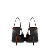 Slingback in vernice tartarugata PX913 XPTVNTORTOISE PARIS TEXAS 