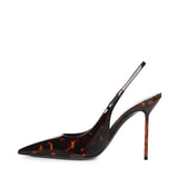 Slingback in vernice tartarugata PX913 XPTVNTORTOISE PARIS TEXAS 