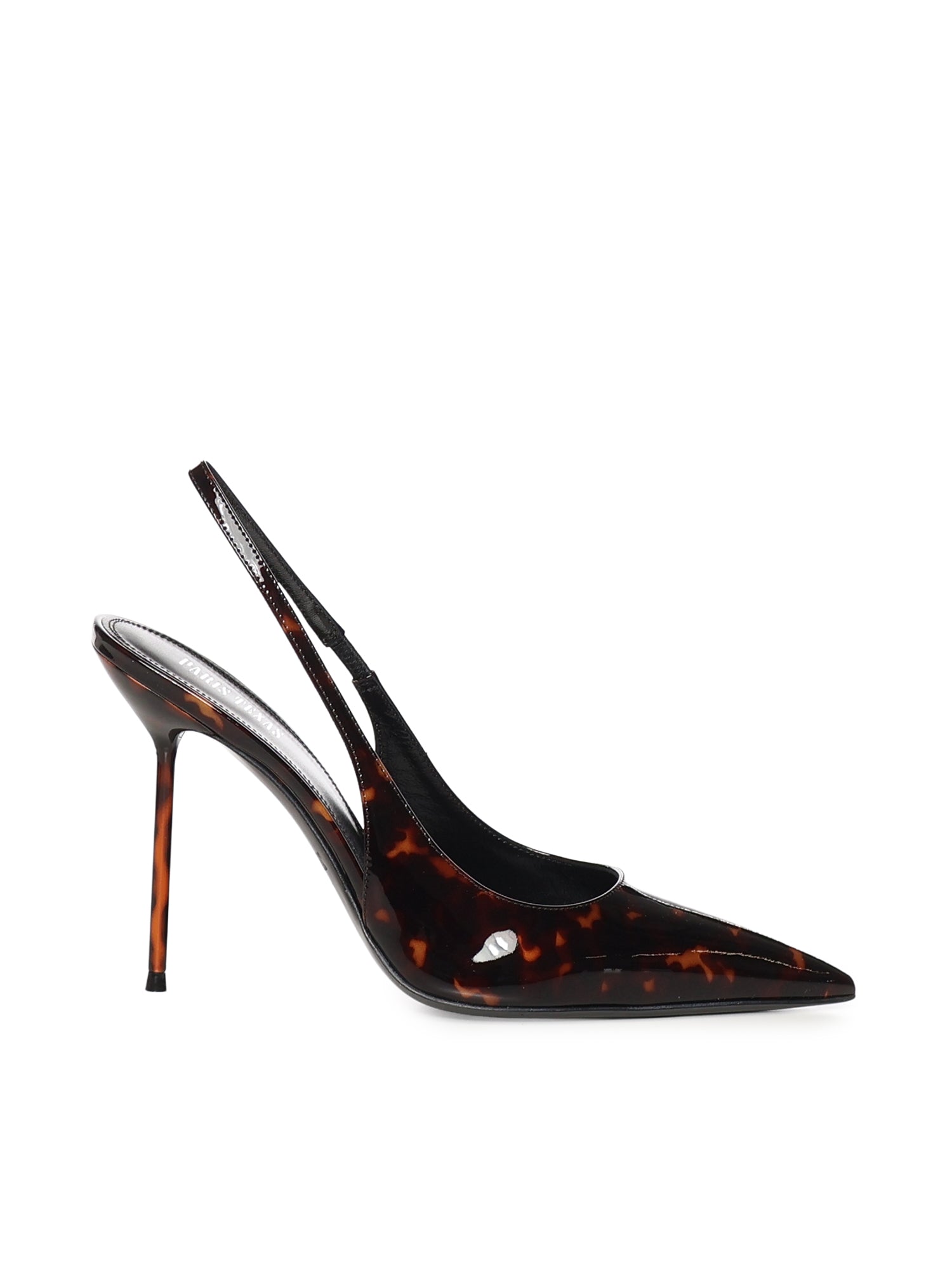 Slingback in vernice tartarugata PX913 XPTVNTORTOISE PARIS TEXAS 