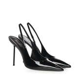 Slingback in vernice PX913 XVN01BLACK PARIS TEXAS 