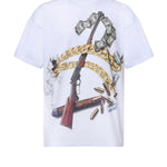 T-shirt The New Boy Gun in cotone DFM54047TJ101GR01C WHITE WHITE PDF CHANNEL 