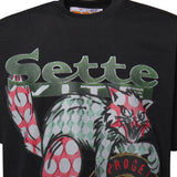 T-shirt The New Boy Gun Seven Cat in cotone DFM54047TJ101GR01D BLACK BLACK PDF CHANNEL 