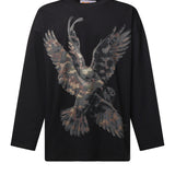 T-shirt Forgive My Sins in cotone DFM54058TJ101GR04A BLACK BLACK PDF CHANNEL 