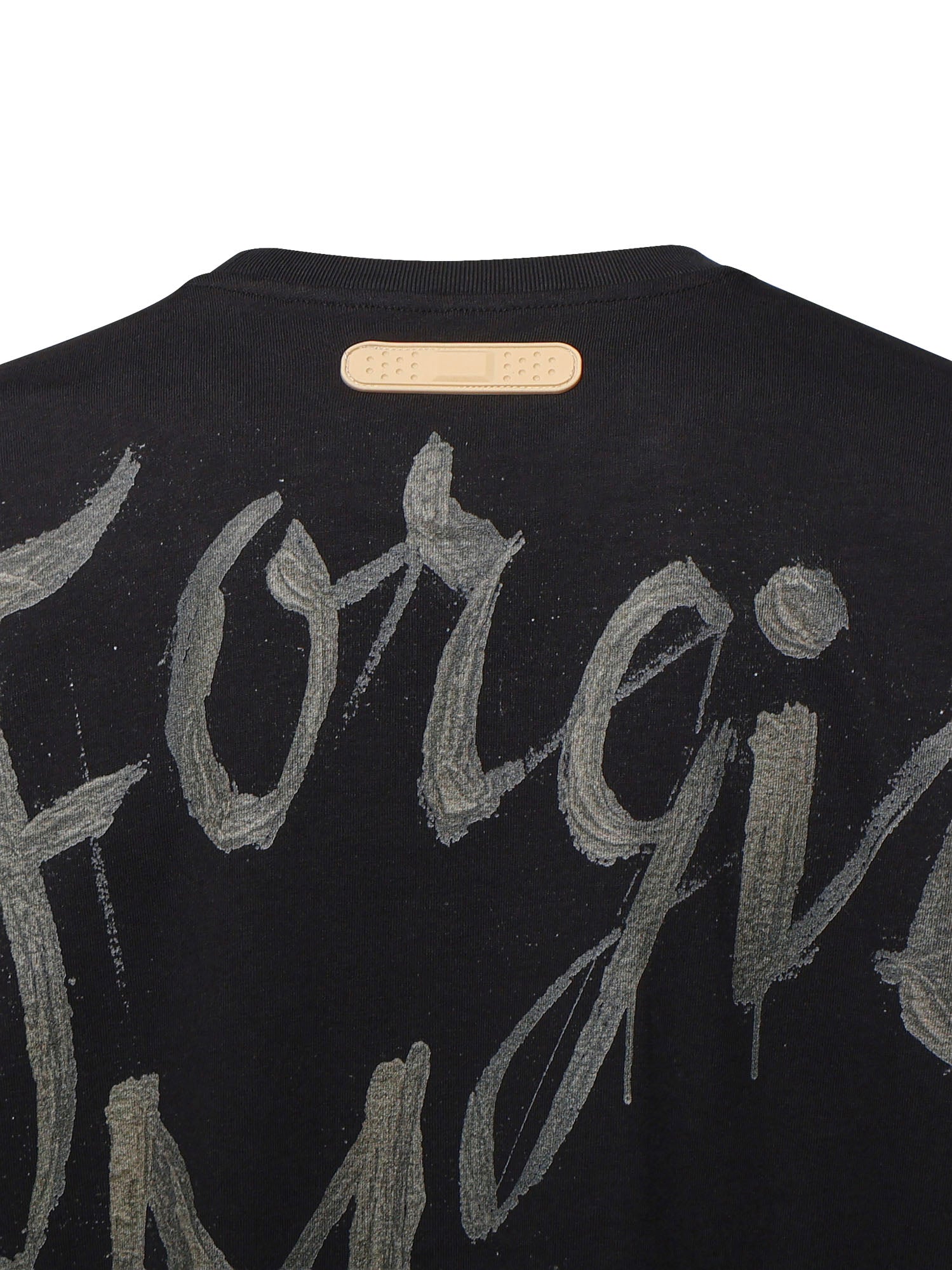 T-shirt Forgive My Sins in cotone DFM54058TJ101GR04A BLACK BLACK PDF CHANNEL 