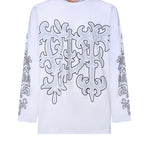 T-shirt Liberty in cotone DFM54058TJ101GR04C WHITE WHITE PDF CHANNEL 