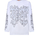 T-shirt Liberty in cotone DFM54058TJ101GR04C WHITE WHITE PDF CHANNEL 