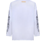 T-shirt Liberty in cotone DFM54058TJ101GR04C WHITE WHITE PDF CHANNEL 