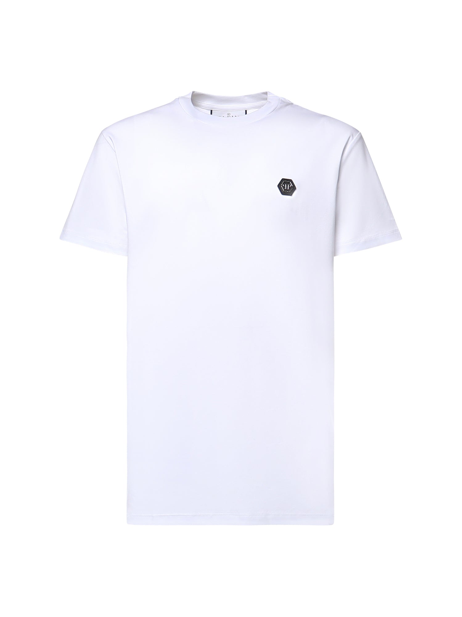 T-shirt in cotone con logo AAECMTK8740 PJY002N01 PHILIPP PLEIN 
