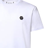 T-shirt in cotone con logo AAECMTK8740 PJY002N01 PHILIPP PLEIN 