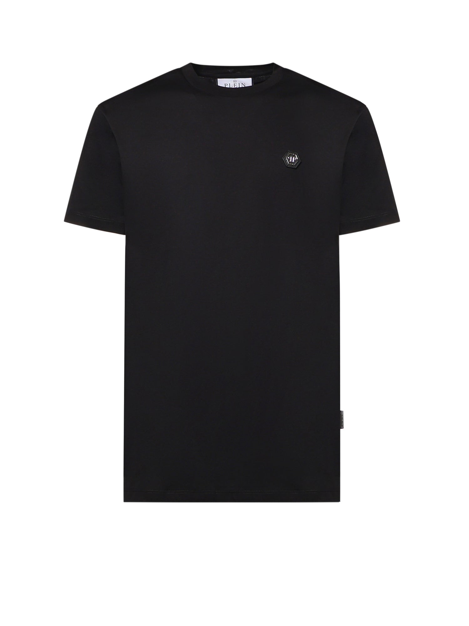 T-shirt in cotone con logo AAECMTK8740 PJY002N02 PHILIPP PLEIN 