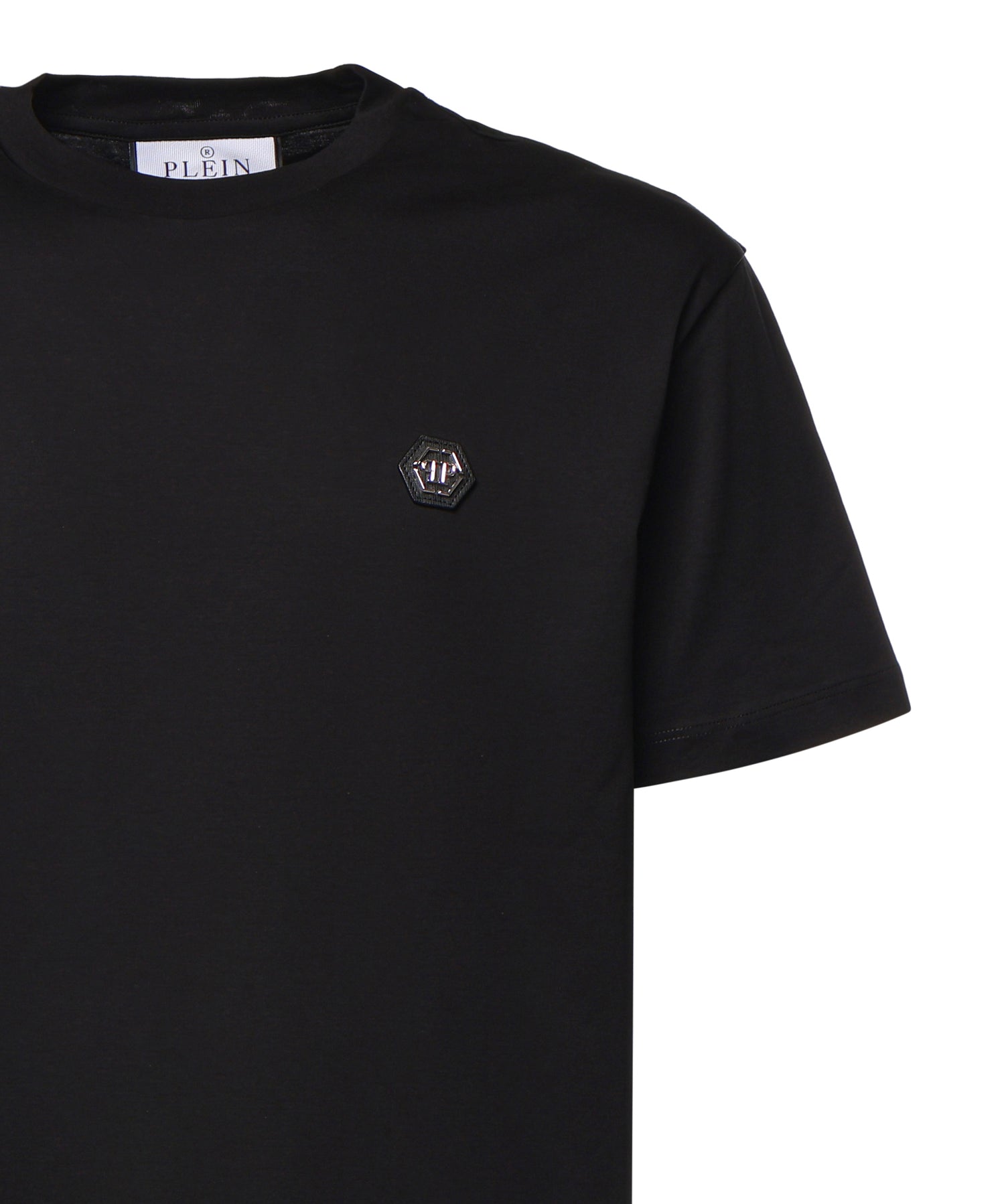 T-shirt in cotone con logo AAECMTK8740 PJY002N02 PHILIPP PLEIN 