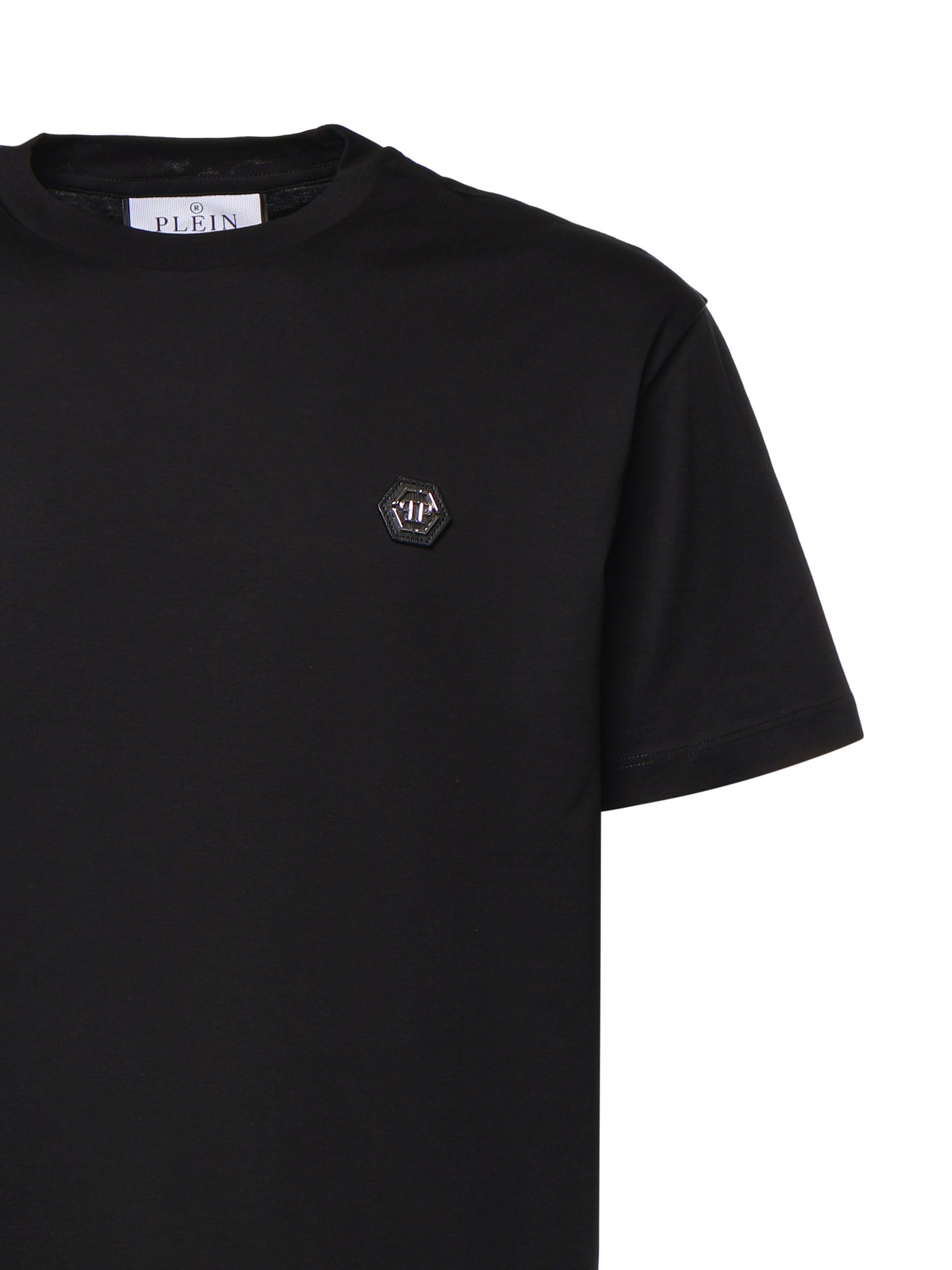 T-shirt in cotone con logo AAECMTK8740 PJY002N02 PHILIPP PLEIN 